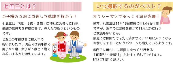 七五三とは？
